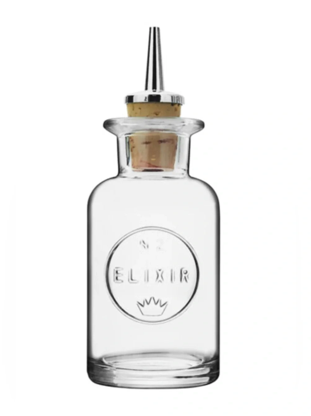 Luigi Bormioli Italian Mixology Dash Bottles Elixir No.1 & No.2, Perfect Cond.